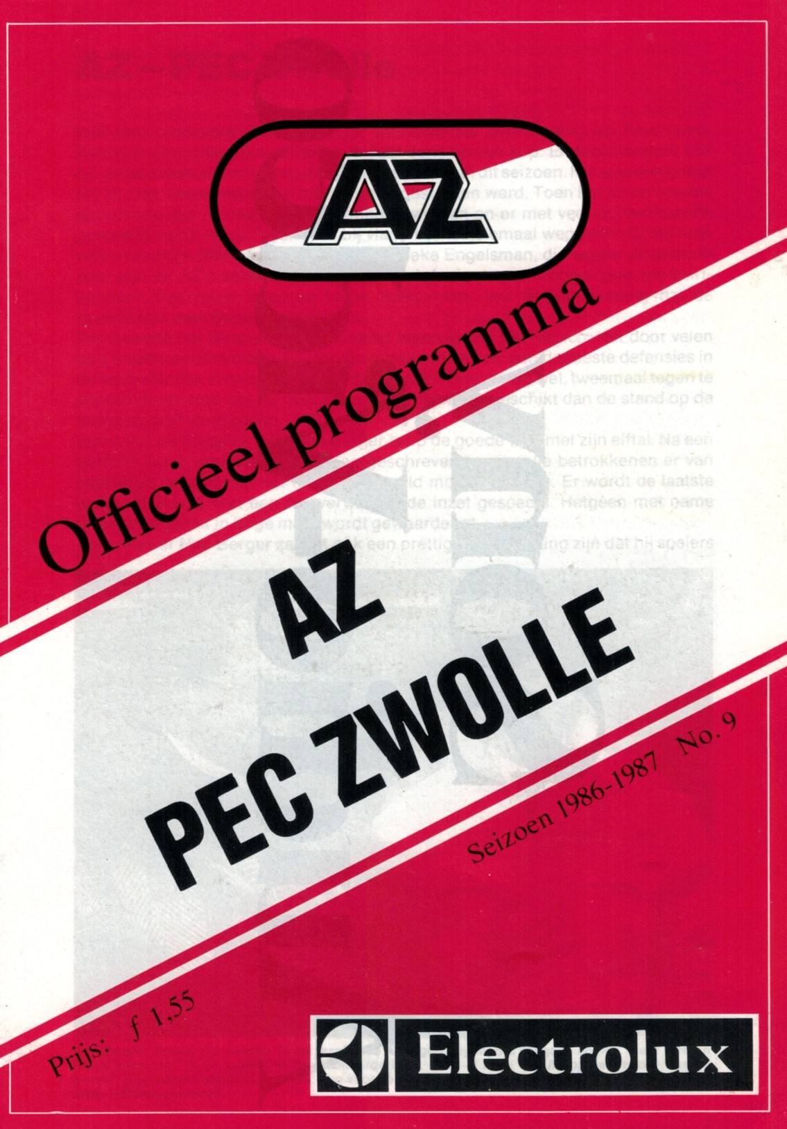 AZ Programma 30-nov-1986 PEC Zwolle thuis